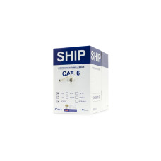 SHIP D165-VS Cat.6 UTP 30В 4x2x1/0.515мм PVC, 305 м/б